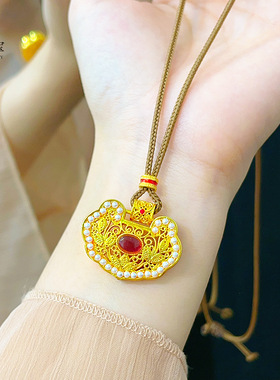 金店同款沙古法花丝开富贵