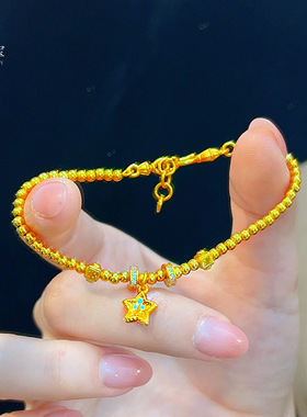 金店同款沙古法点钻锤纹小