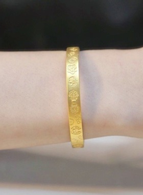 金店同款古法錾刻沙吉言手