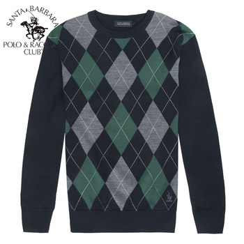 ເສື້ອກັນໜາວຊາຍ Saint Paul POLO sweater sweater cardigan ຂະໜາດໃຫຍ່ ຄໍຮອບກາງ ເສື້ອກັນໜາວ ເສື້ອຂອງພໍ່