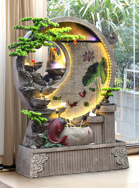 喷泉流水屏风环氧树脂