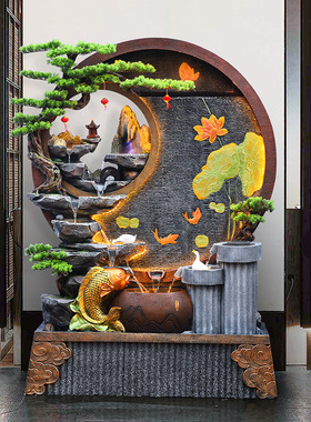 环氧树脂流水摆件循环水