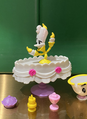 迪士尼美女野兽贝尔公主茶壶