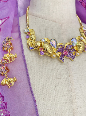 现货美国迪士尼公主乐佩套装项链