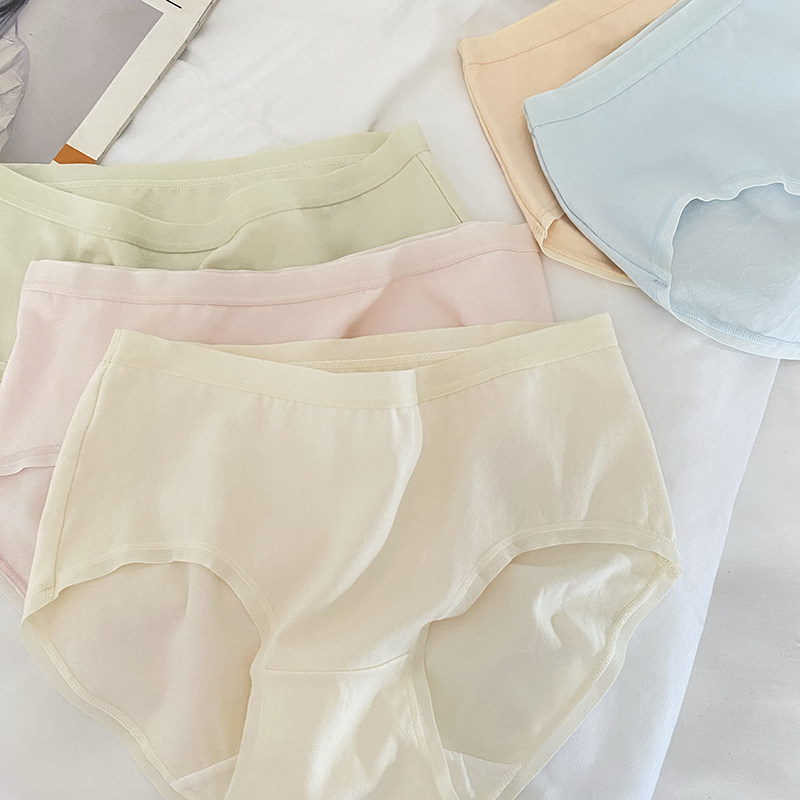 内裤纯棉抗菌女生三角裤少女棉质透气短裤女士A类无痕纯色小奶糖,淘宝优惠券,粉丝福利购,淘宝优惠卷