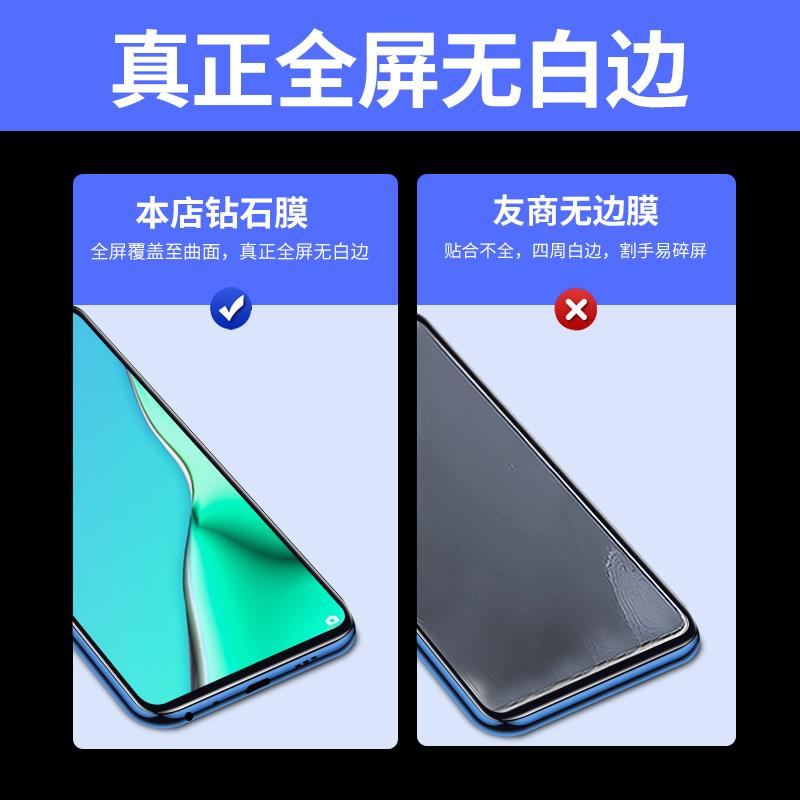 适用oppoA11钢化膜oppoA11X全屏覆盖手机膜无白边oppoA11s抗蓝光A11高清玻璃防指纹A11X全包防摔A11S贴膜黑边 - 图2