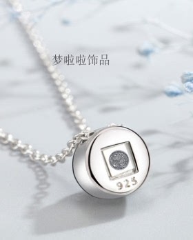 天使项链我爱你吊坠吊坠