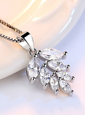 百搭项链银色日韩风饰品礼物吊坠