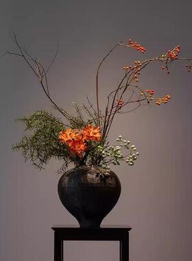 宋代美学陶瓷花瓶花艺摆件装饰