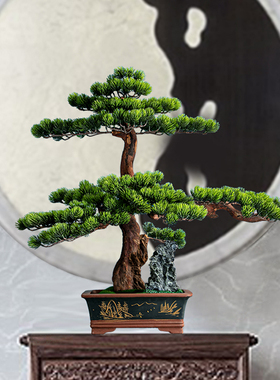 新中式玄关禅意摆件树根