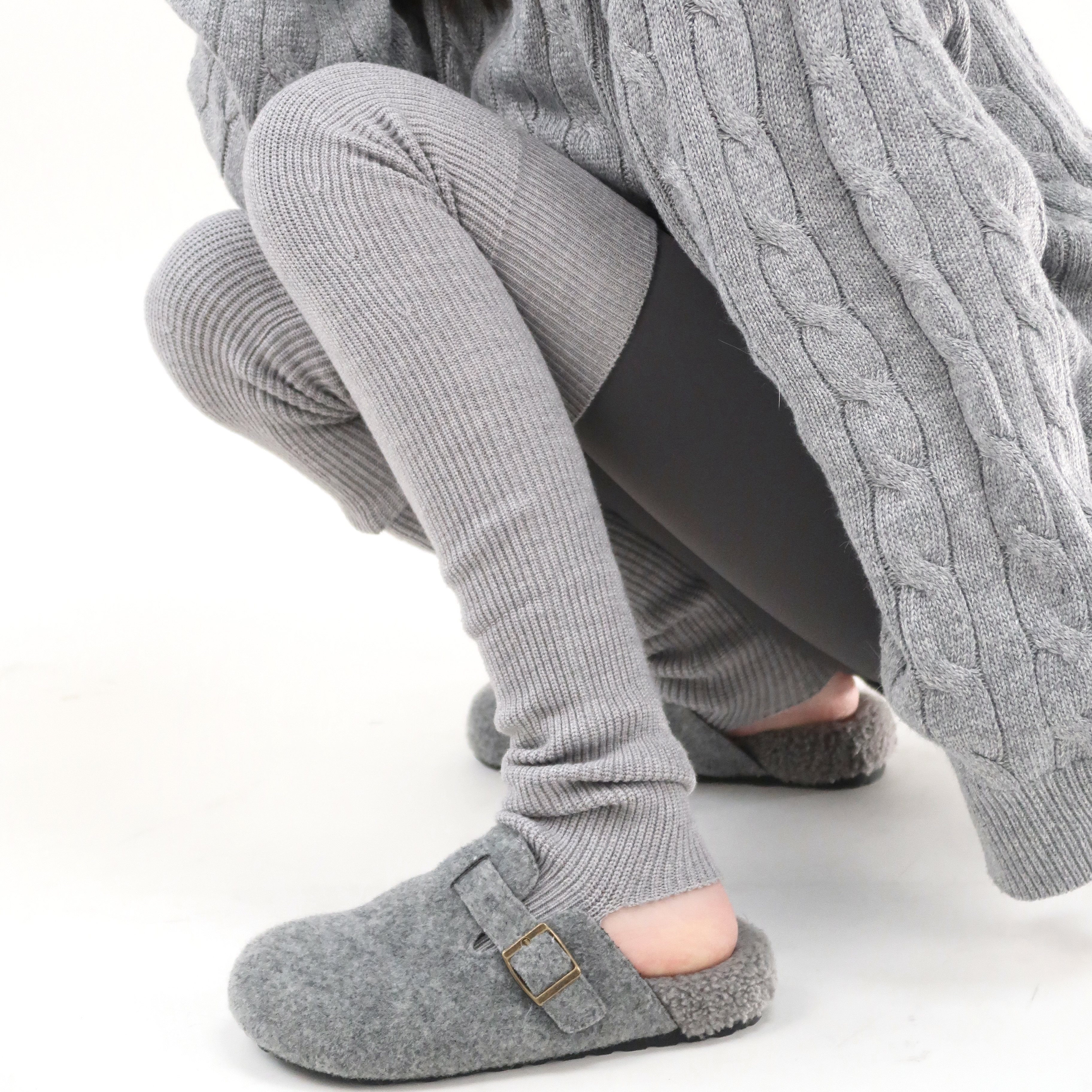 陆甜茶过膝踩脚腿套瑜伽舞蹈运动护腿堆堆袜套针织加厚保暖长筒,淘宝优惠券,粉丝福利购,淘宝优惠卷