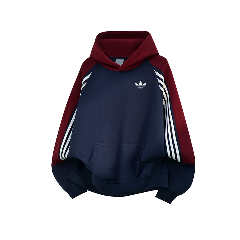 【奥特莱斯一折清仓】重磅380克连帽卫衣春秋冬季加绒加厚套头衫 - 图1