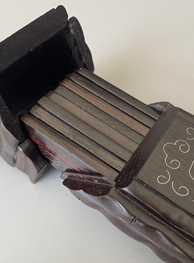 精品鸡翅木筷子盒红木筷子古典风特价清仓处理