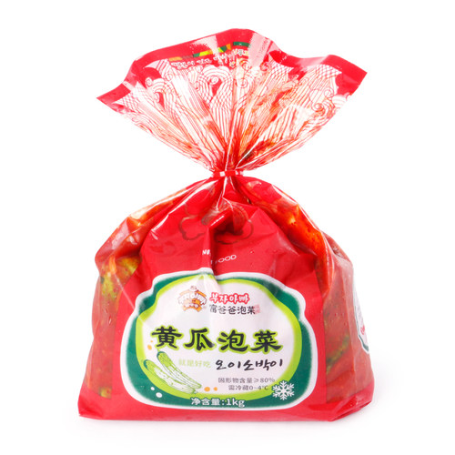 富爸爸韩式风味手工脆爽小黄瓜泡菜1kg朝鲜族咸菜韩式下饭菜 - 图3