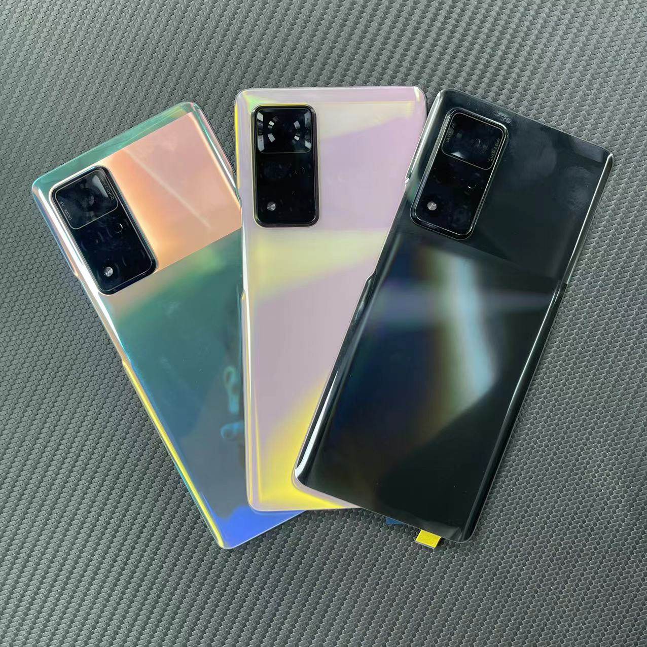 适用华为荣耀V40后盖玻璃YOK -AN10手机电池替换后壳honorV40外壳