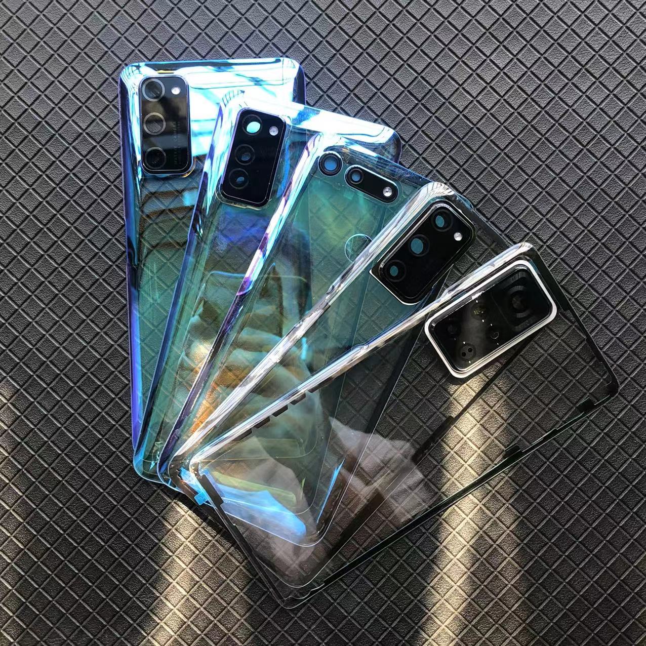 适用于荣耀V30 PRO改装电池玻璃后盖v20塑料后壳屏V40 轻奢版背盖