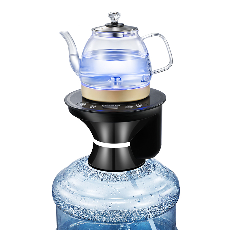 美能迪电动抽水器桶装水加热一体自动烧水壶净水桶饮水机底部上水