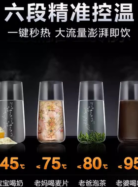 潜水艇管线机壁挂式家用反渗透即热式净水机伴侣直饮机加热软水机