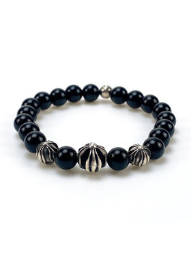 经典款复古轻奢黑曜石手串礼物