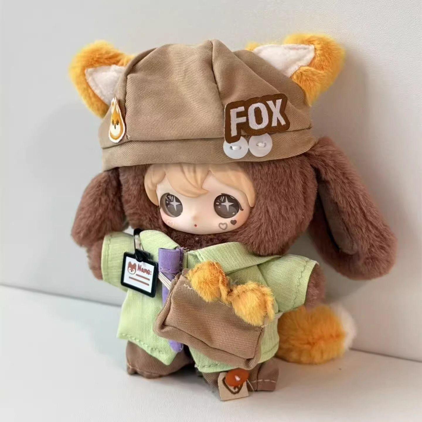 AYRTOYS兔闪闪shyshy拥暖意娃衣搪胶10cm可爱棉花娃娃毛绒小衣服,淘宝优惠券,粉丝福利购,淘宝优惠卷