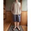 Late summer and early autumn elastic waisted shorts are light and loose