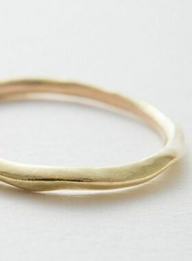 noguchi不规则细圈复古戒指