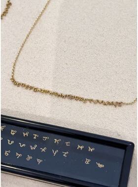 匆匆匆匆noguchi定制款字母项链