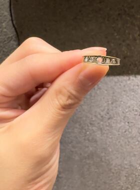 noguchi复古玫瑰切割钻石尾戒女