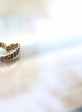 日本手工复古风锁链戒指包邮