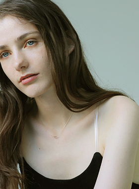 日本手工镶嵌棕色钻石项链包邮