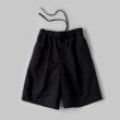 Late summer and early autumn elastic waisted shorts are light and loose