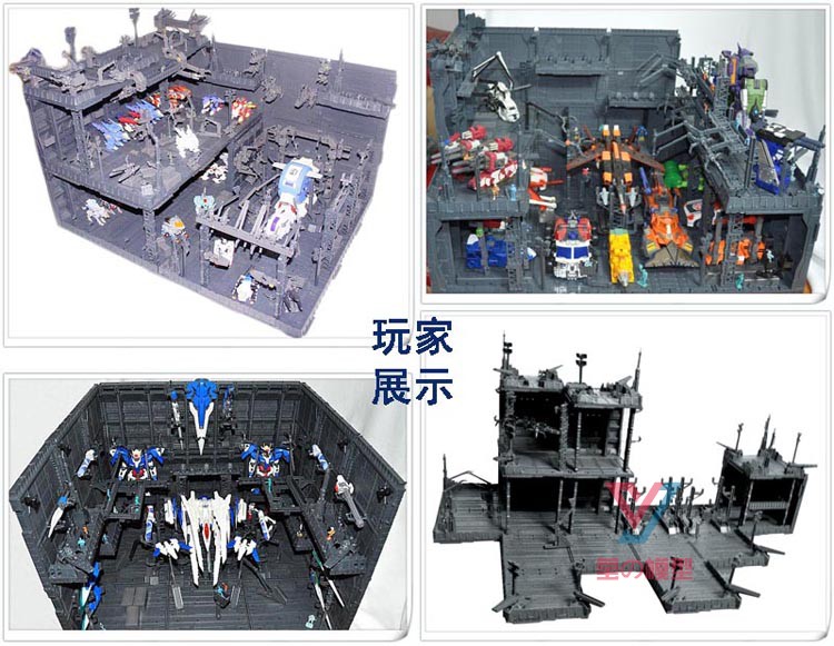 高达模型机巢格纳库场景整备架zoids 变形金刚前线基地MG HG PG - 图3