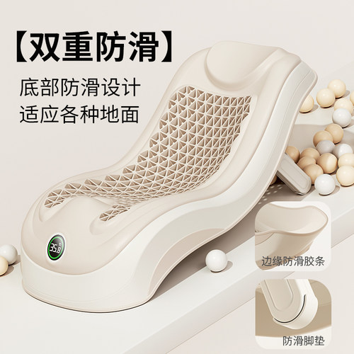 婴儿洗澡躺托宝宝浴架新生儿洗澡神器浴盆支撑架浴床坐托通用浴网 - 图3