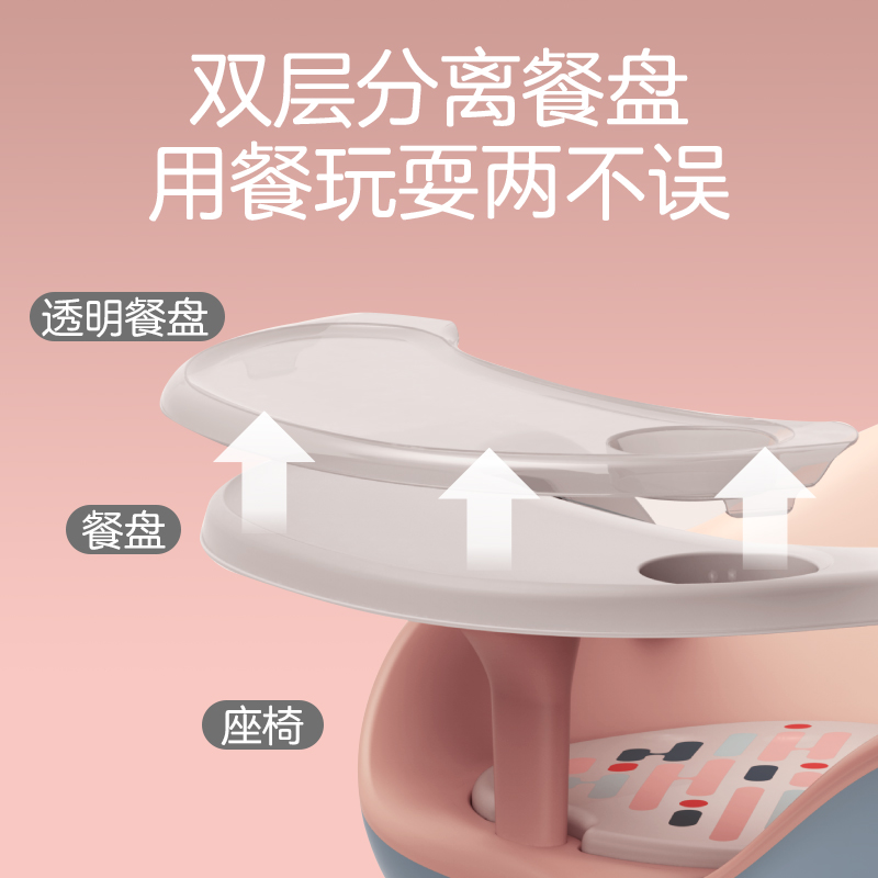 泽宝母婴专营店宝宝餐椅婴儿叫叫椅儿童餐桌椅家用椅子靠背椅小板凳吃饭凳子座椅2