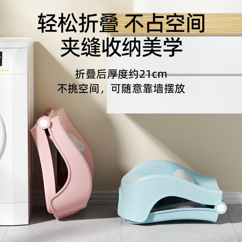 儿童洗头发躺椅宝宝洗头床洗头神器可折叠小孩洗发家用坐躺洗头凳 - 图3