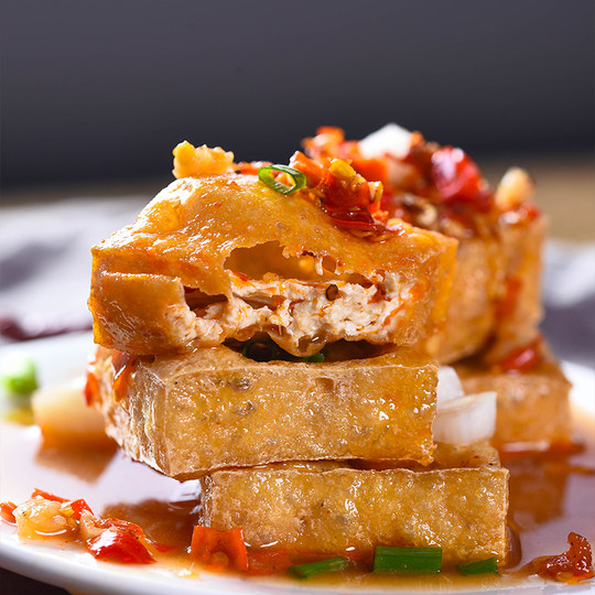 Auténtico puesto de embriones original comercial Changsha tofu apestoso