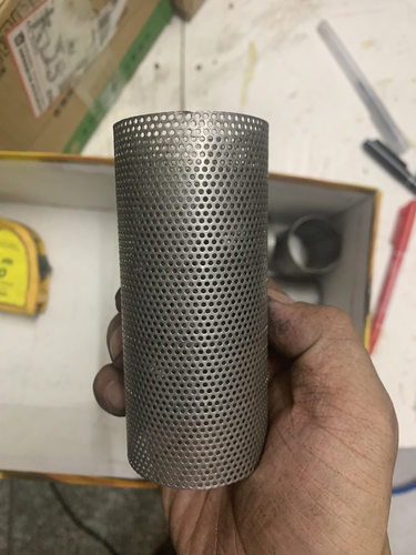 不锈钢y型过滤网过滤器滤网定做304冲孔滤芯地暖阀门工业空调滤筒 - 图0
