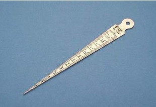 正品日本亲和测量内径.间隙尺寸 0-15mm 孔尺 楔形塞尺 62600 - 图1