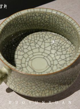 朵云轩青瓷摆件收藏大师作品客厅