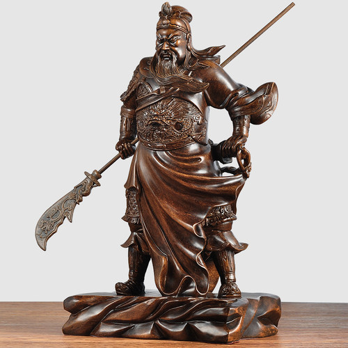 武财神关公摆件大号关帝圣君关羽关二爷关公佛像招财财位供奉神像_虎窝淘