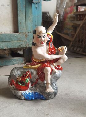 陶瓷十八罗汉 神像十八尊一套,12寸每尊高低不一样