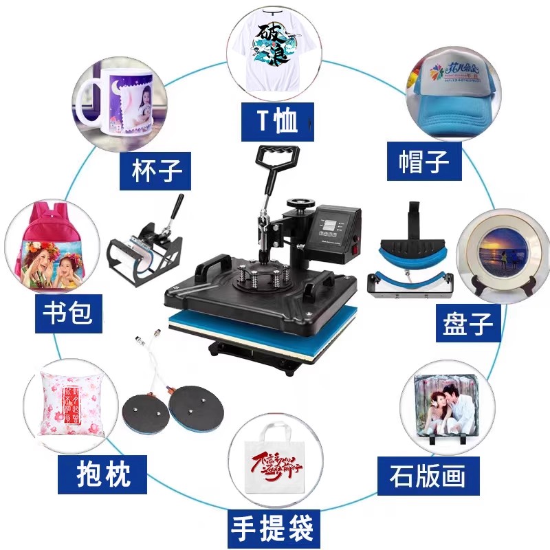 爱普生L8058六色照片打印机热升华柯式白墨烫画丝网热转印T恤衣服 - 图1