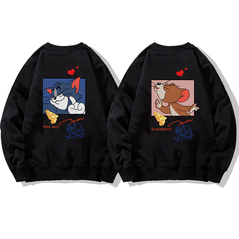 roora情侣装秋装小众设计感卫衣 低调的依恋卫衣