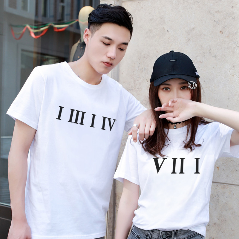 情侣装夏装2020年新款ins超火t恤 低调的依恋T恤