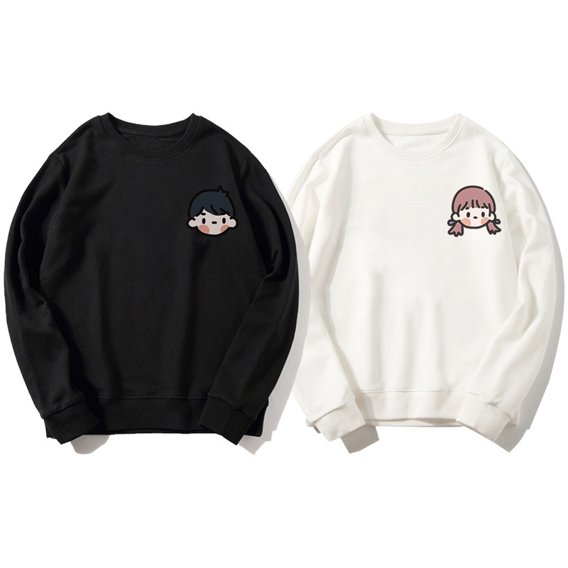 很仙的情侣装两件秋装新款套装卫衣 低调的依恋卫衣/绒衫