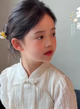 儿童马面裙簪子高级感新中式发饰