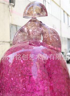 轻奢艺术装饰品玄关摆件铂晶创意树脂装饰摆件现代客厅酒店摆件