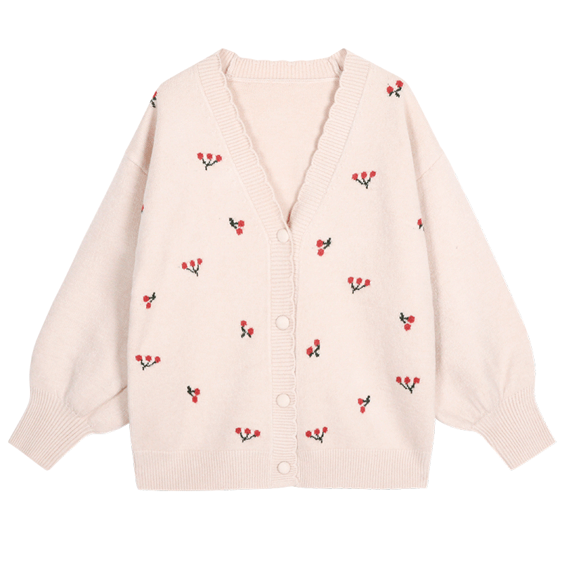 少女秋冬甜美可爱毛衣外套萌系开衫 迅驰服饰专营毛衣