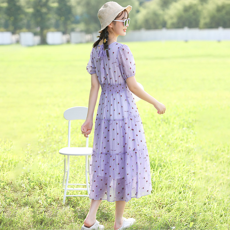 少女连衣裙夏装初中学生公主裙子 迅驰服饰专营连衣裙