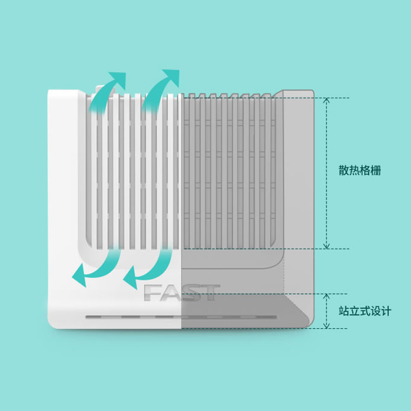 微瑕疵】FAST迅捷 FE610千兆光猫光纤猫 宽带猫EPON 中国电信联通移动PON终端 调制解调器非GPON送电源送网线 - 图1